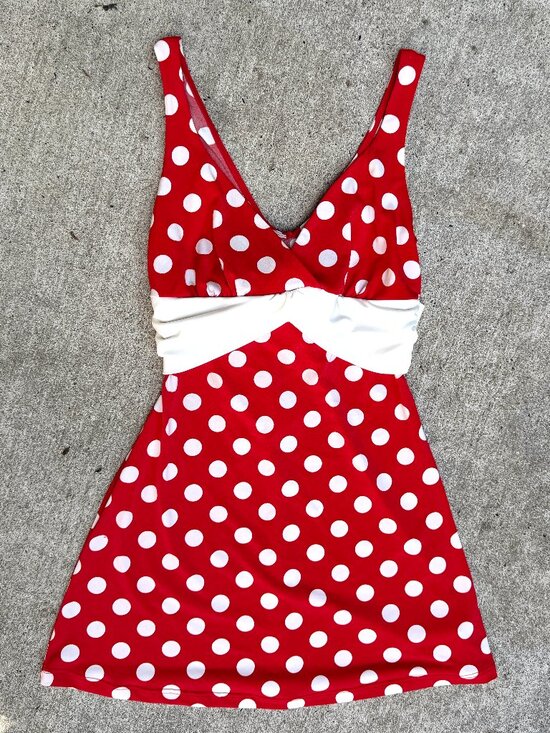 Forever 21 Dresses & Skirts - Vintage Y2K Retro Polka Dot Mini DressForever 21 Dead Stock NWT